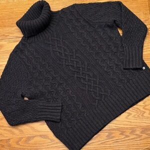 Eddie Bauer Black Turtleneck Sweater